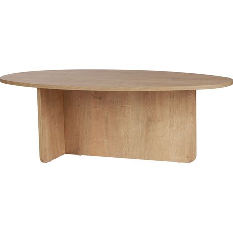 Couchtisch aus Holz "Orba" - 120 x 65 x 40 cm - Eiche