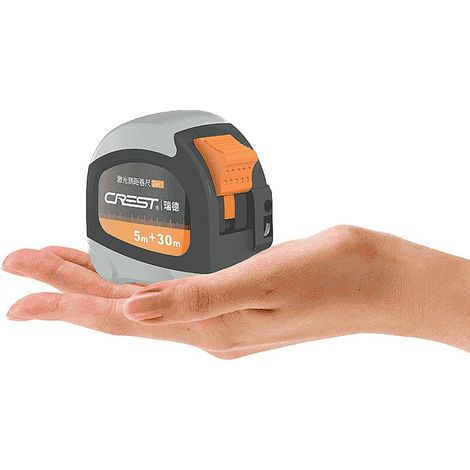 Mètre ruban laser pour le travail de l'acier, règle intelligente à dessin pour le travail du bois, règle électronique multifonctionnelle, mesure infrarouge de haute précision, télémètre (1/5)