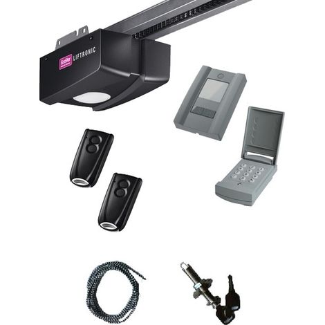 Kit de motorisation de garage LIFTRONIC 800 – Déverrouillage extérieur – Force de traction 800N – Pour porte basculante ou sectionnelle – Ecostar