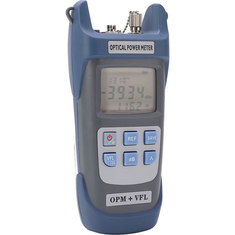 Compteur de Puissance Optique avec Fonction d'Étalonnage, Détecteur de Câble Fibre Rapide et Précis, Lampe LED, 30KM 30MW, -70 à +10dBm (1/5)