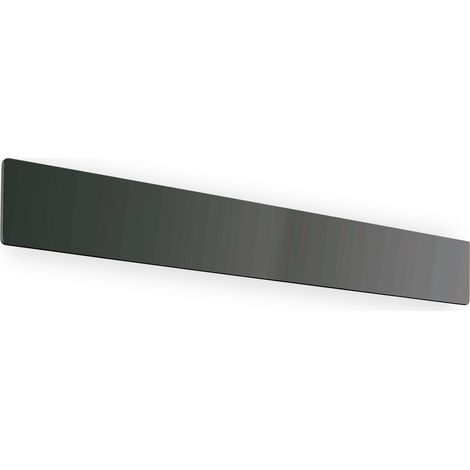 Ideal Lux ZIG ZAG Applique murale rectangulaire à LED intégrée, noire, 3250 lm, 4000 K (1/2)