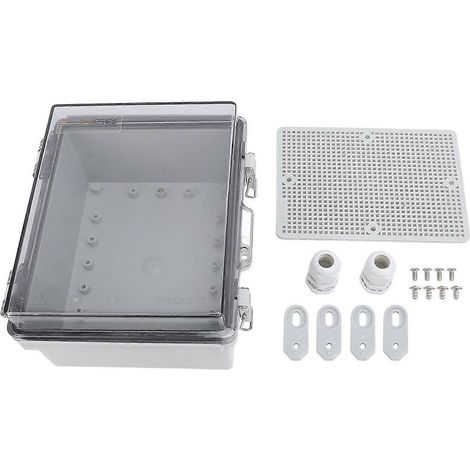 Boîte de jonction électrique, couvercle transparent, étanche IP67, pour alimentation électronique