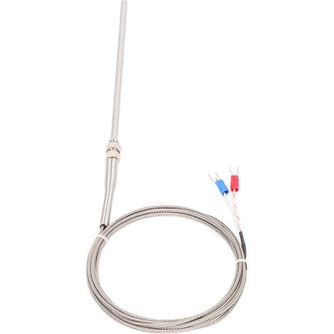 BERM Thermoelement-Temperatursensor, empfindliches 5,9-Zoll-Thermoelement vom Typ K zur Temperaturmessung, 6,6 Fuß (1/5)