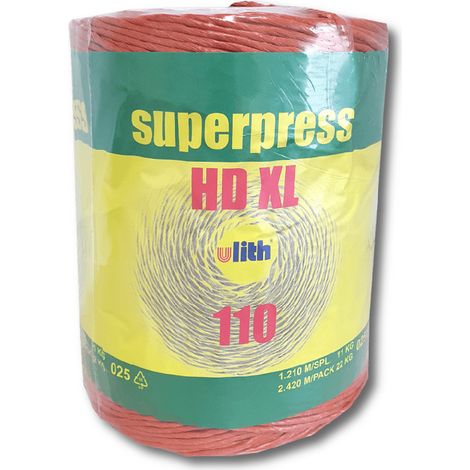 Erntegarn Pressengarn superpress HDXL rot extra stark 110m/kg