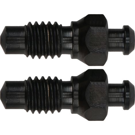 2 vis de purge de frein à disque en alliage de titane M6, résistant à la rouille, accessoires pour vélo de montagne, noires (1/5)