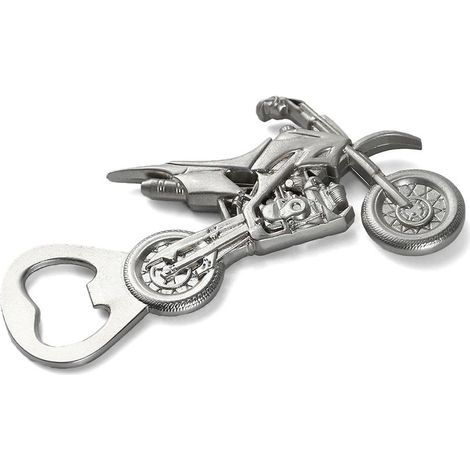 Ouvre-bouteille Moto Tire-Bouchon Métal Porte-Clés Outil Camping Cuisine Bar Cadeau Fête Mariage Souvenir Accessoire Biker (1/5)