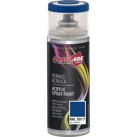 AMBRO-SOL PINTURA ACRILICA 5017 AZUL TRAFICO SPRAY 400 ML.