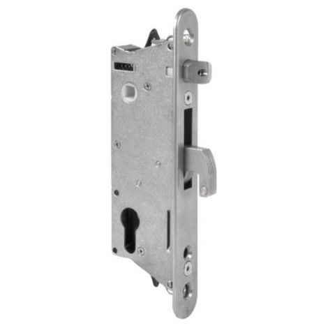 Locinox – Serrure à encastrer inox 40 mm – Axe 40 mm pour profils 60 mm – Pêne demi-tour réversible – SIXTYLOCK (1/4)