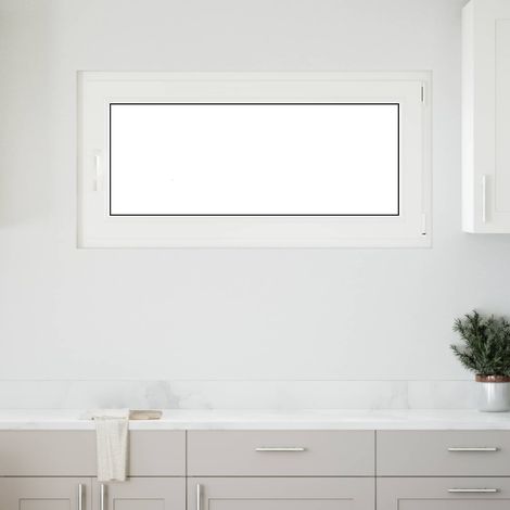 Kellerfenster RISOR Weiß 120 x 60 cm PVC und Glas