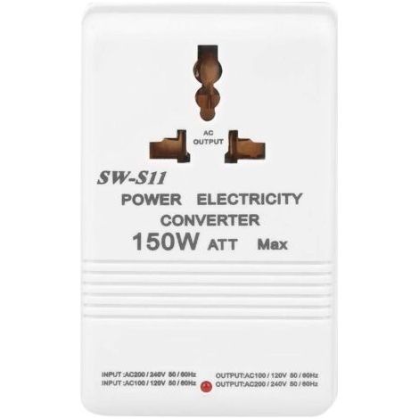 BUNTHAUS SW S11 150W convertisseur de tension élévateur et abaisseur double transformateur 220V à 110V/110V à 220V prise CN (1/5)
