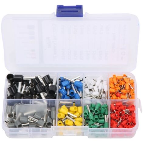 400Pcs Connecteur de câblage à borne isolée Fournitures industrielles AWG 22 ‑ 10,DUBUNS (1/5)