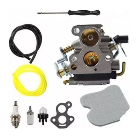PA Carburateur avec Filtre à Air et Filtre à Carburant pour Tronçonneuse Husqvarna 235 235E 236 236E 240 240E (1/4)