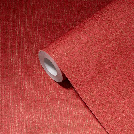 A.S. Création Unitapete Rot 10.05 m x 0.53 m ansatzfrei Vlies scheuerbeständig gut lichtbeständig restlos trocken abziehbar (1/5)