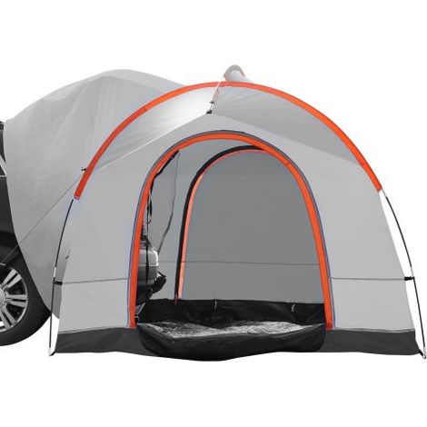 Dachzelt Busvorzelt 240 x 240 x 230 cm, Auto Zelt Heckklappe Inkl. Doppelschichtzelt PU2000 mm Dachzelt Autodachzelt Wasserdicht, Geeignet für Camping, Adventure, Risen, Picknick usw.