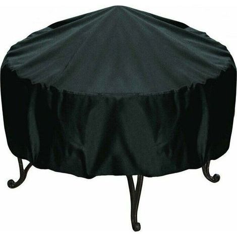 Housse de Protection pour BraséRos Barbecue ImperméAble Rond,Coupe-Vent, Housse brasero RéSistant à la DéChirure,Tissu Oxford 210D Housse pour Foyer Barbecue,Housses pour BraséRos (120x75cm) (1/5)