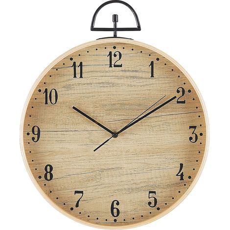 Wanduhr OPFIKON 40 cm Hellbraun