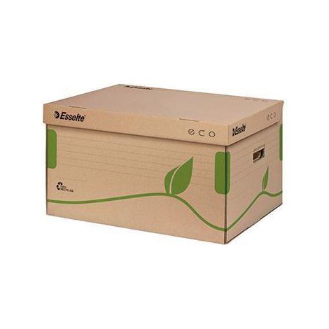 Esselte Eco boîte d'archivage en carton recyclé naturel (1/3)