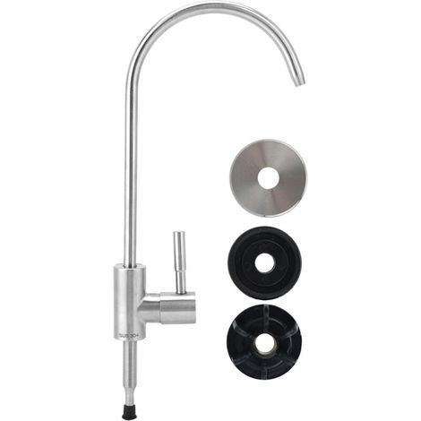 Household Kitchen Stainless Steel Faucet Sink Faucet Water Purifier Faucet G1/4in (1/4)
