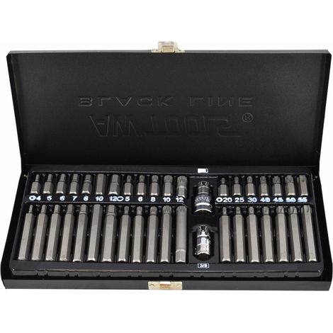 AWTOOLS Sechskant-/Torx-/Vielzahn-Bit-Set, 40-teilig
