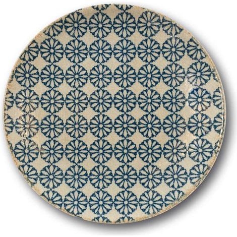 Saturnia Collezione Table Piatto Piano D 26 Cm H 2,5 Cm Porcellana Siviglia Decorata