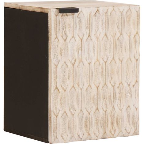 Mobile Appeso da Bagno con lo scaffale Bianco 38 x 33 x 48 cm vidaXL