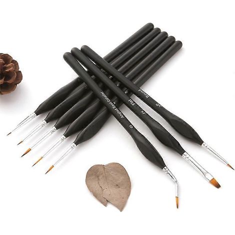 8 pinceaux de détail à pointe extra fine pour artistes, peintres de miniatures et maquettistes ( ) (1/4)