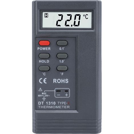 Thermomètre numérique de Type K, Contact à Thermocouple, plage de mesure de-200 ℃ à 1370 ℃ à 328 ℉ à 2480 ℉ pour CVC (1/5)