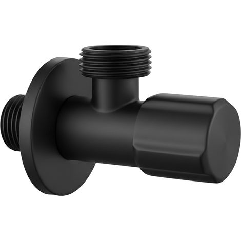 Rea Valvola Ad Angolo 02 1/2" X 3/4" Black (1/5)