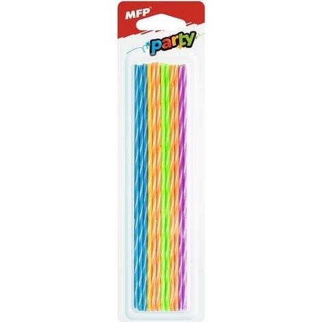 Velas finas para pastel de 17 cm, 24 unidades