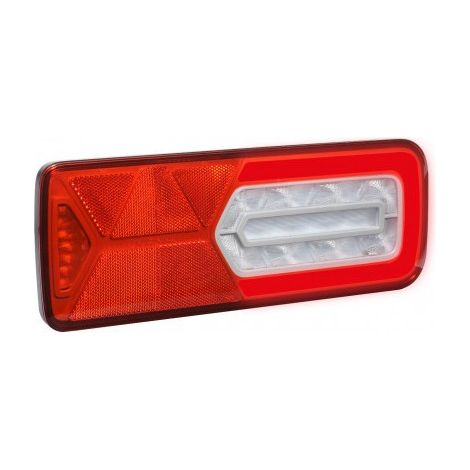 FEU ARRIÈRE LED LC12 LED DROIT - 24V - AVEC CONNECTEURS ADDITIONNELS (1/5)