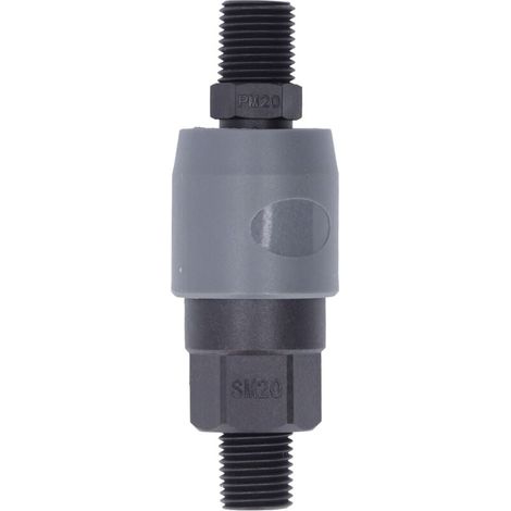 Connecteur Pneumatique Rapide Type C Plastique Acier Autobloquant Tuyau PU 1 4 Pouce 10 Pieces (1/4)