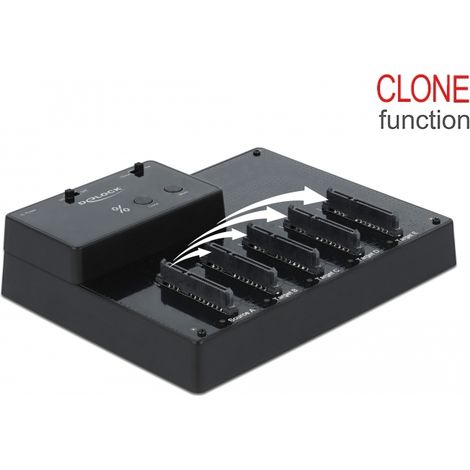 Delock USB 3.0 EstaciÃ³n de acoplamiento y clonaciÃ³n para 5 x SATA HDD / SSD de 2.5