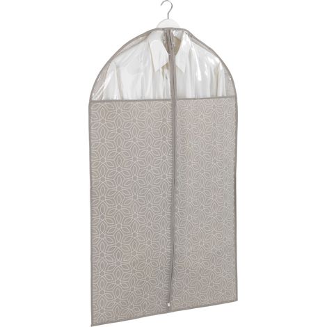 Wenko 64512100 Balance - Custodia protettiva per abiti, 60 x 100 cm, colore: tortora (1/5)