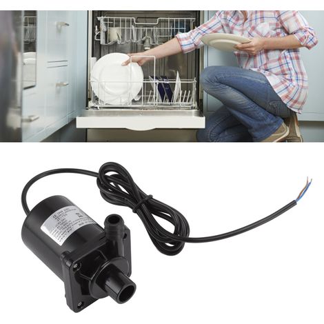 Bomba de agua solar CC sin escobillas fabricada en ABS para uso doméstico [lavadora, inodoro inteligente, calefacción] 8–24 V con accesorios (1/5)