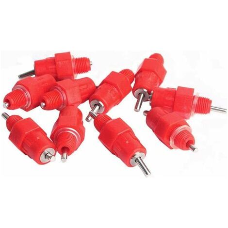 20 Pcs Eau Tetine Poulet Alimentat Fournitures de Volaille Poule Vis dans le style, (1/5)