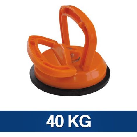 VENTOSA PER SOLLEVAMENTO VETRO PLEXIGLASS SPECCHI MULTIUSO CON MANIGLIA 19347V KG 40 (24351)