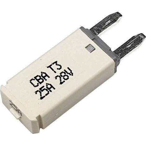 Hansor Circuit Breaker Mini, type 3. Manual Reset, 25A CBA3 Series 25A Interruttore automatico fusibile piatto standard