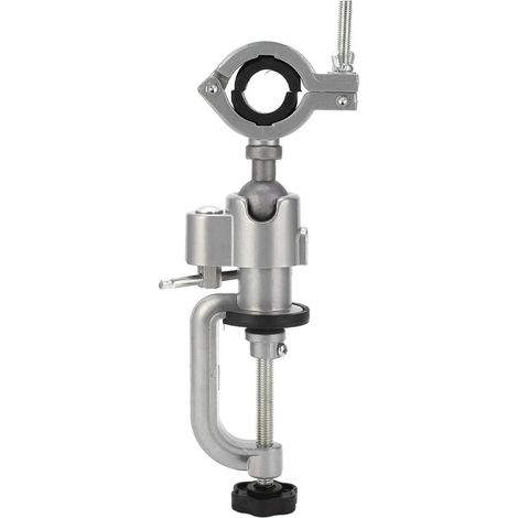 Support De Perceuse Electrique, 360° Drill Stand Accessoire Universels Outil Stationnaire Pince Alliage Broyeur Universel Mini Étau Pivotant Multi-angle Table Meuleuse Rotatif Bois Artisanat Modélisme (1/5)