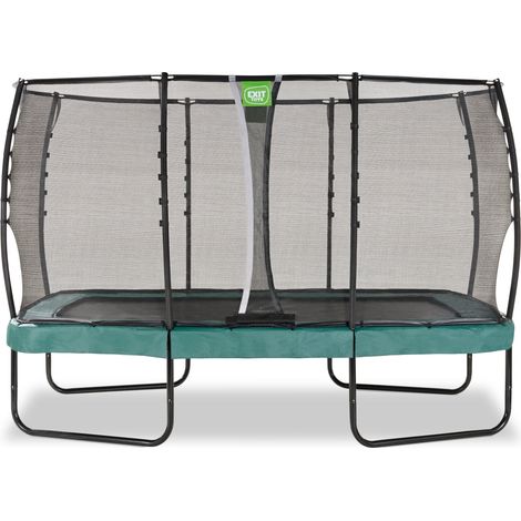 EXIT Allure Premium Trampolin 214x366cm - grün
