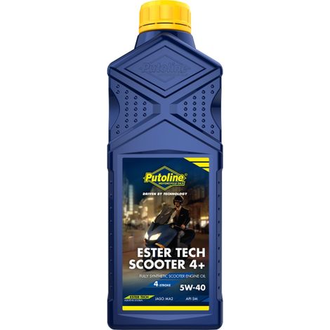 Olio motore Putoline 4T ester tech per scooter 5W40 1L - novità maggio 2025