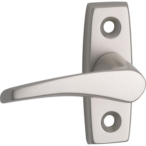 GRUNDMANN Fenstergriff FAVORIT 1004 - rechts, VK 7 x 35 mm, Alu poliert