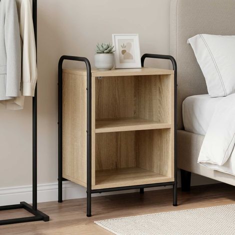 vidaXL Mesa de noche Roble Sonoma 40 x 30 x 60 cm Madera de ingeniería (1/5)