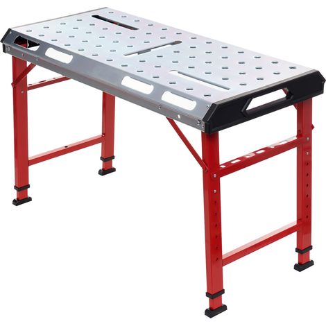 Tavolo da lavoro per saldatura 532x1068x705-930 mm pieghevole  Kraft&Dele (1/5)