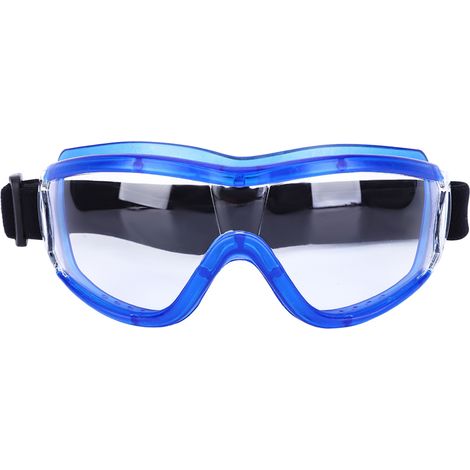 Lunettes de protection anti-buée, anti-poussière et imperméables pour enfants, unisexes, pour le cyclisme, coupe-vent (bleues) (1/5)
