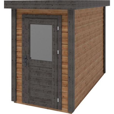 Casetta da giardino in legno Mira 1.59x3.09 m - 4.91 m2 - 28 mm - impregnata - 000111 (1/3)