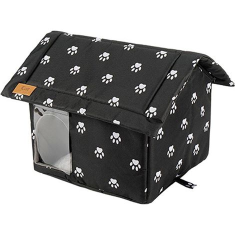 Niche extérieure imperméable et résistante à la pluie pour chats et chiots (1/5)