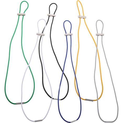 Élastiques Circulaires de Fixation pour Paquet, Lot de 6, Caoutchouc Maintien Sûr des Paquet, Texture Antidérapante, Usage au Bureau L’École, pour Poubelles Domestiques (1/5)