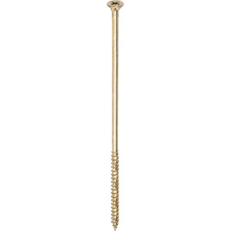 TIMCO Velocity Premium Multi-Use Countersunk Gold Woodscrews - 6.0 x 180