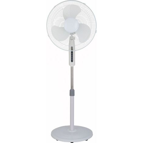 Ventilador de pie Etesio blanco (1/3)