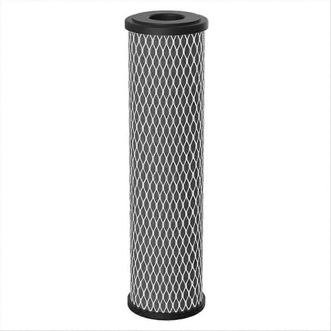 10-Zoll-Aktivkohle-Wasserfilterpatrone zur Entfernung von Sedimenten, Gerüchen und Geschmacksstoffen, Standard-Ersatzfilter, 1 Stück (1/5)